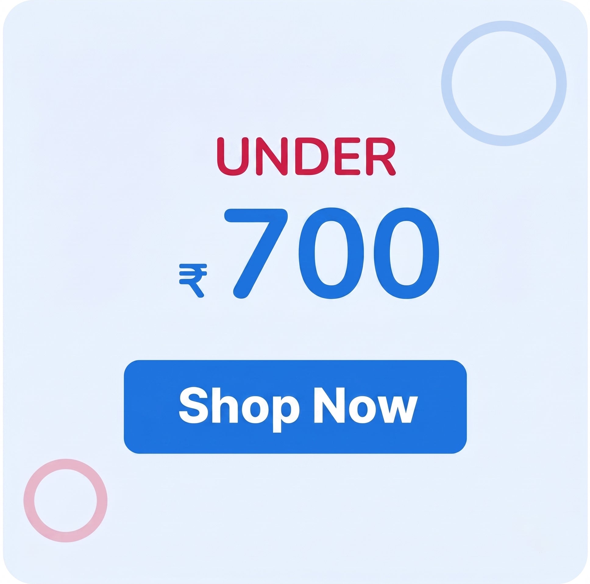 Under ₹700