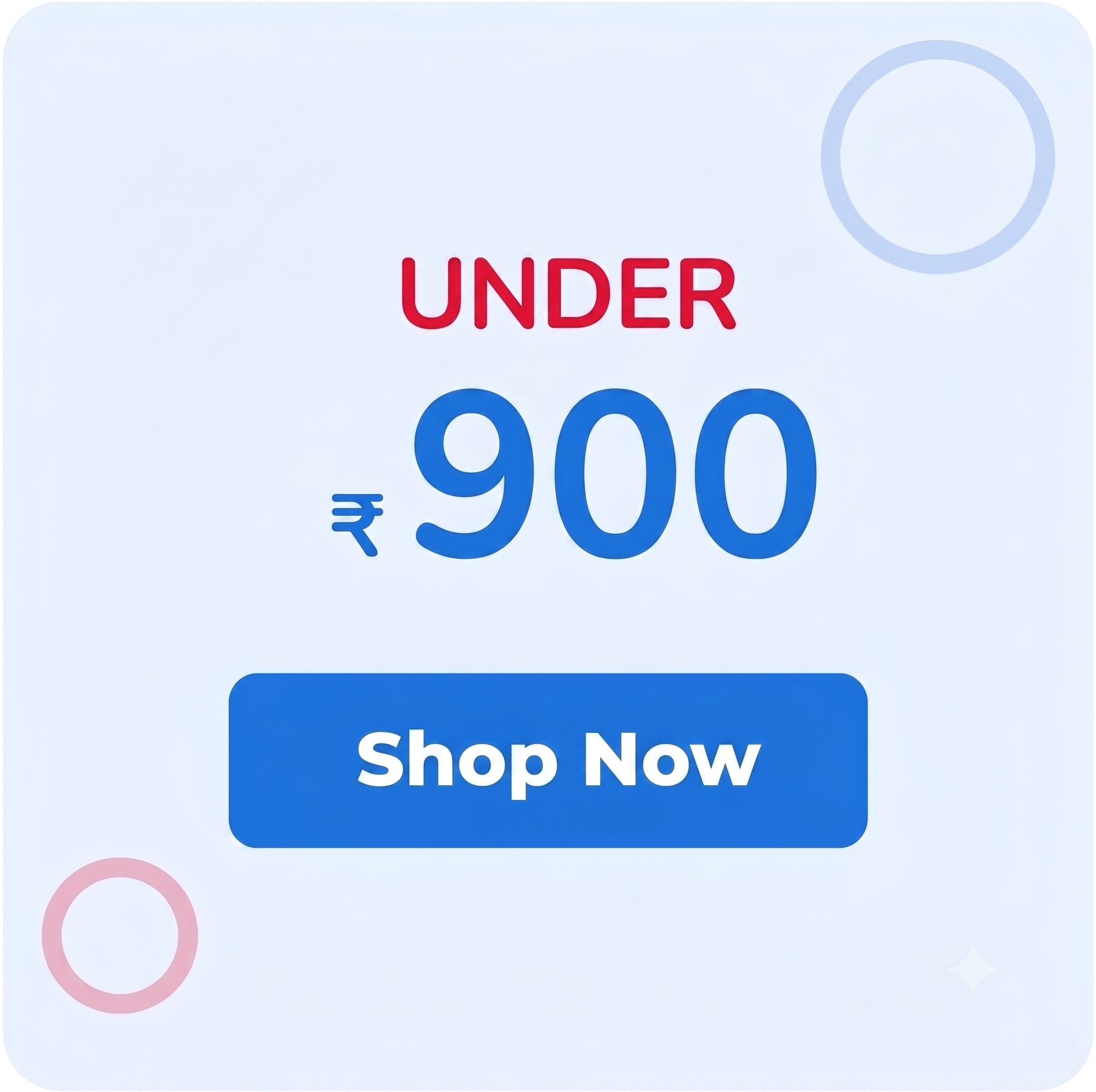 Under ₹900