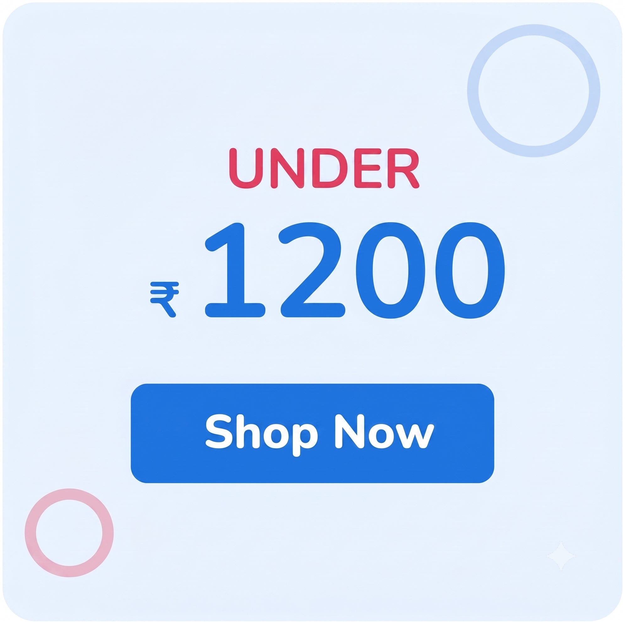Under ₹1200