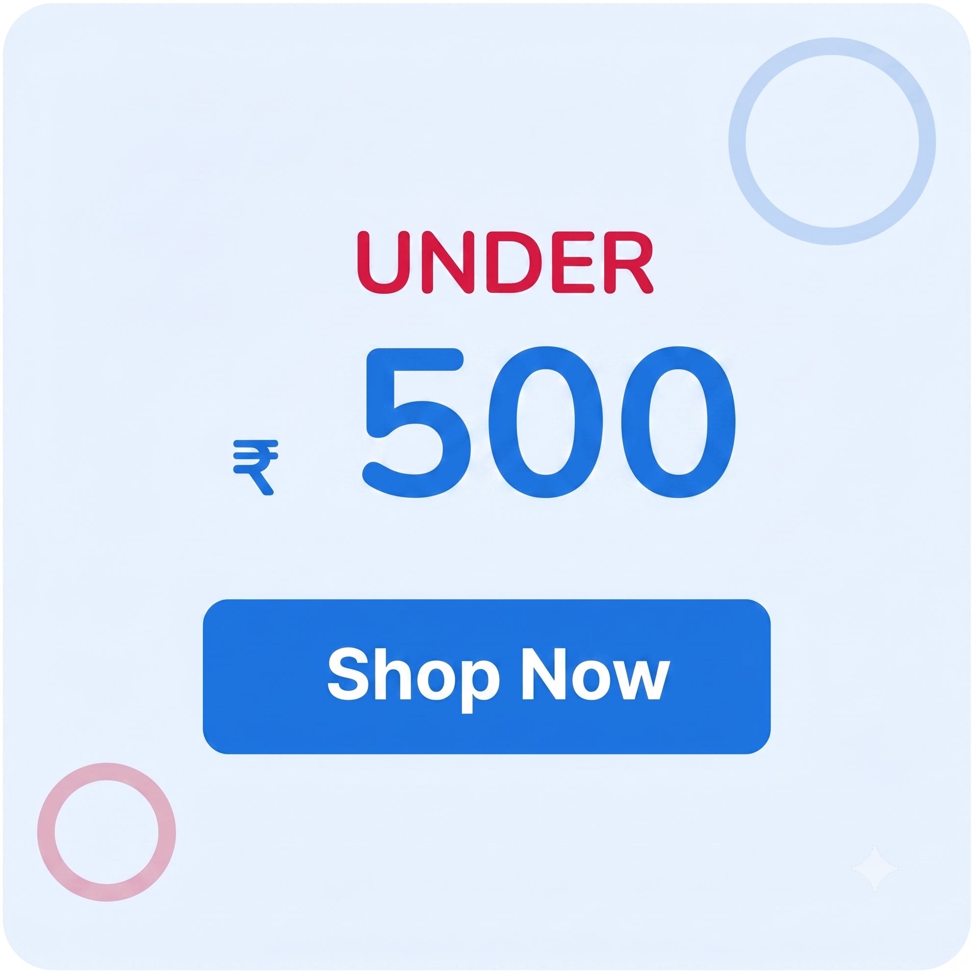 Under ₹500